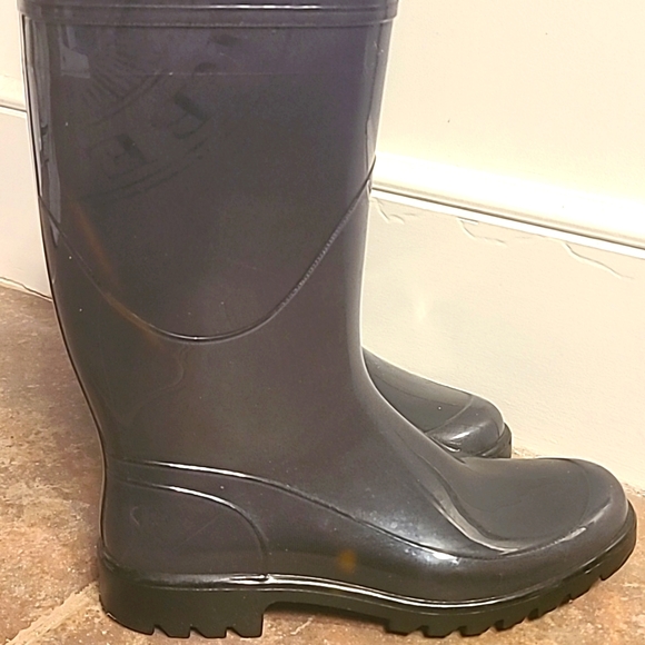 BURBERRY Rubber Wellingtons (rain boots) - Picture 3 of 6